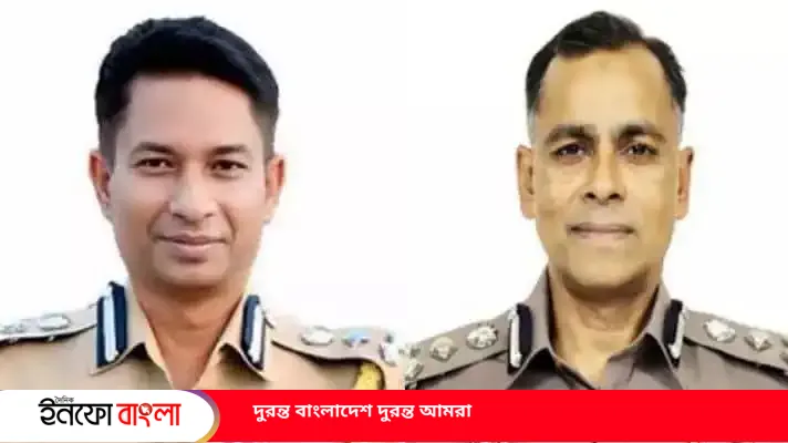 সিলেট মেট্রোপলিটন পুলিশের  নতুন কমিশনার সারোয়ার মোর্শেদ, আবদুল কুদ্দুছ চট্টগ্রাম রেঞ্জে বদলি